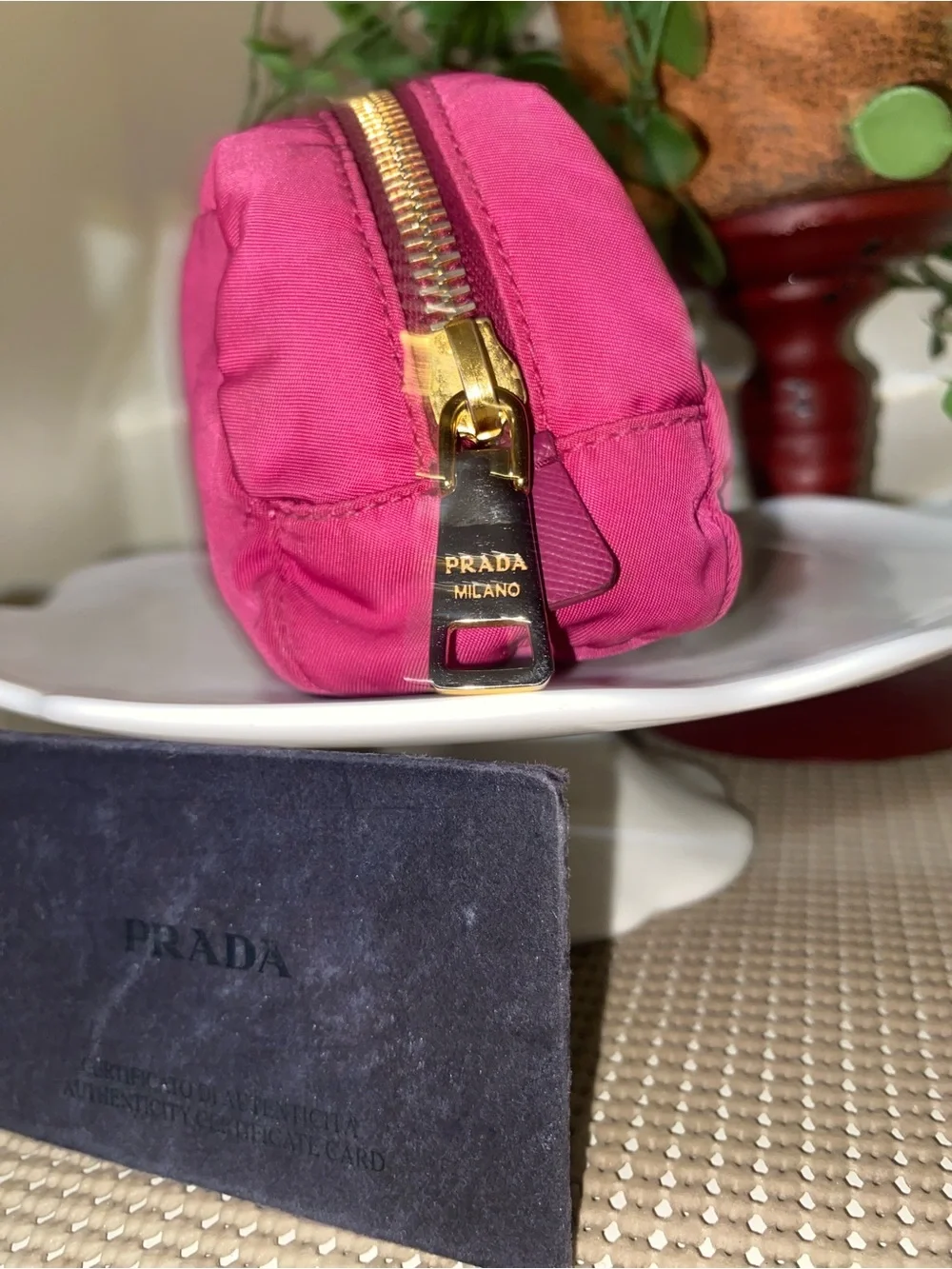 Prada Nylon Cosmetic Pouch